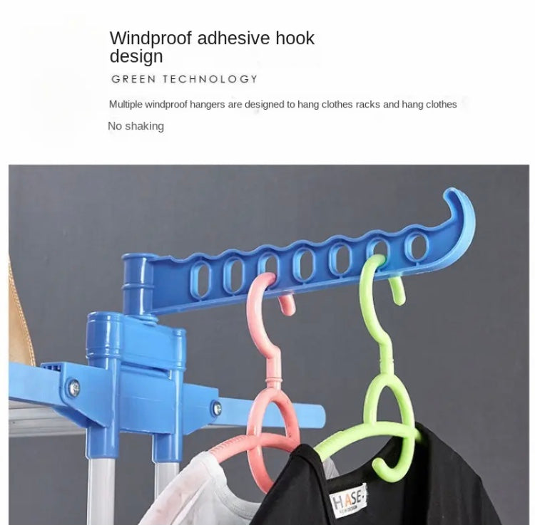 Multifunctional Drying Rack, Moveable Clothes Hanger Rack, Floor Standing Coat Rack With Wheels Space Saving Rack Multifunctional Drying Rack, Moveable Clothes Hanger Rack, Floor Standing Coat Rack With Wheels Space Saving Rack